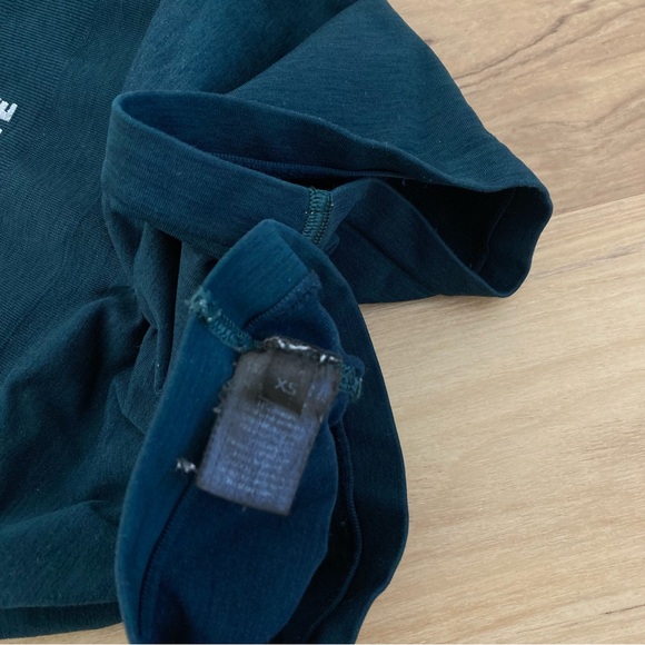 OG Alphalete 3.5" Amplify Teal Women's Seamless Scrunch Shorts - Picture 4 of 4